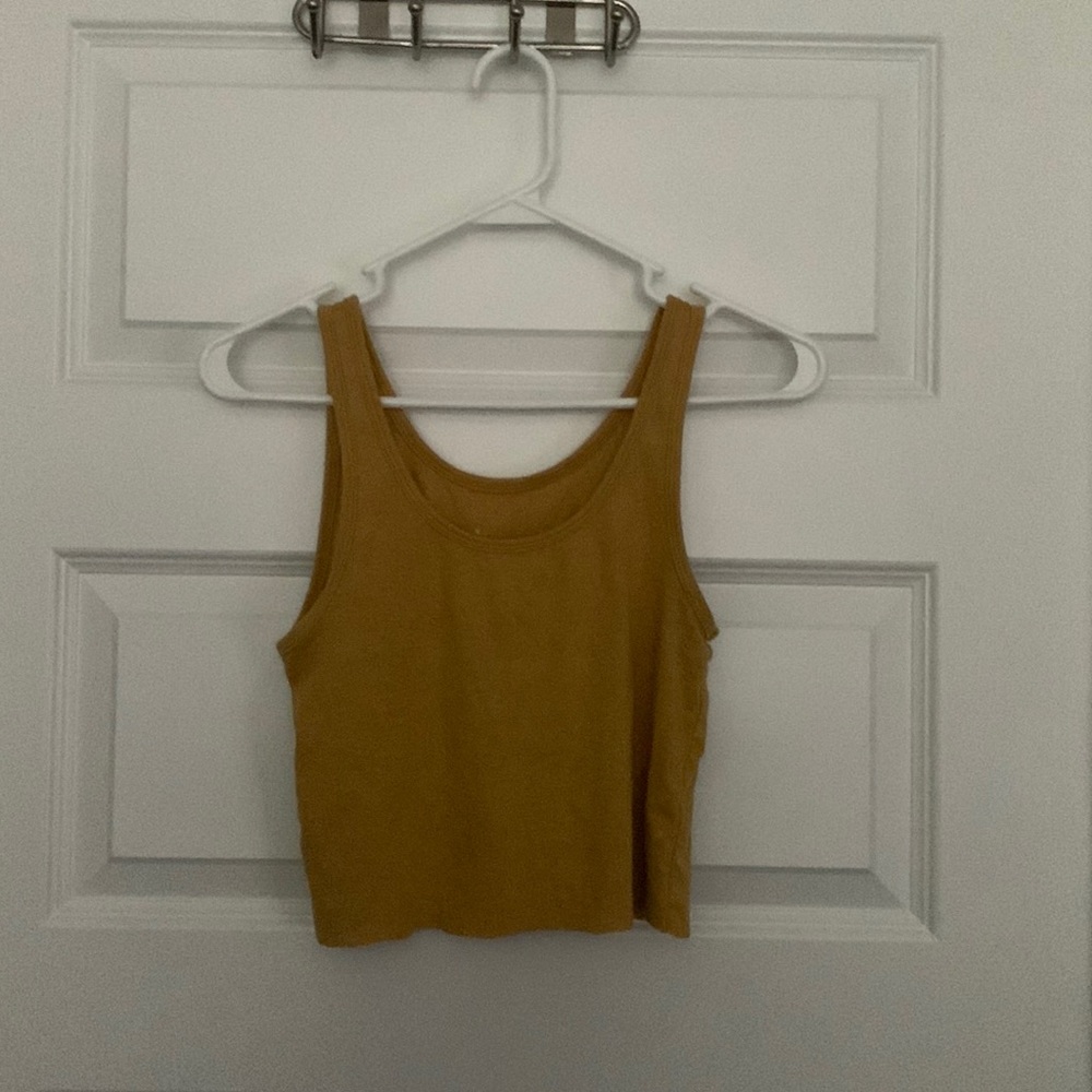 Cropped Yellow Tank